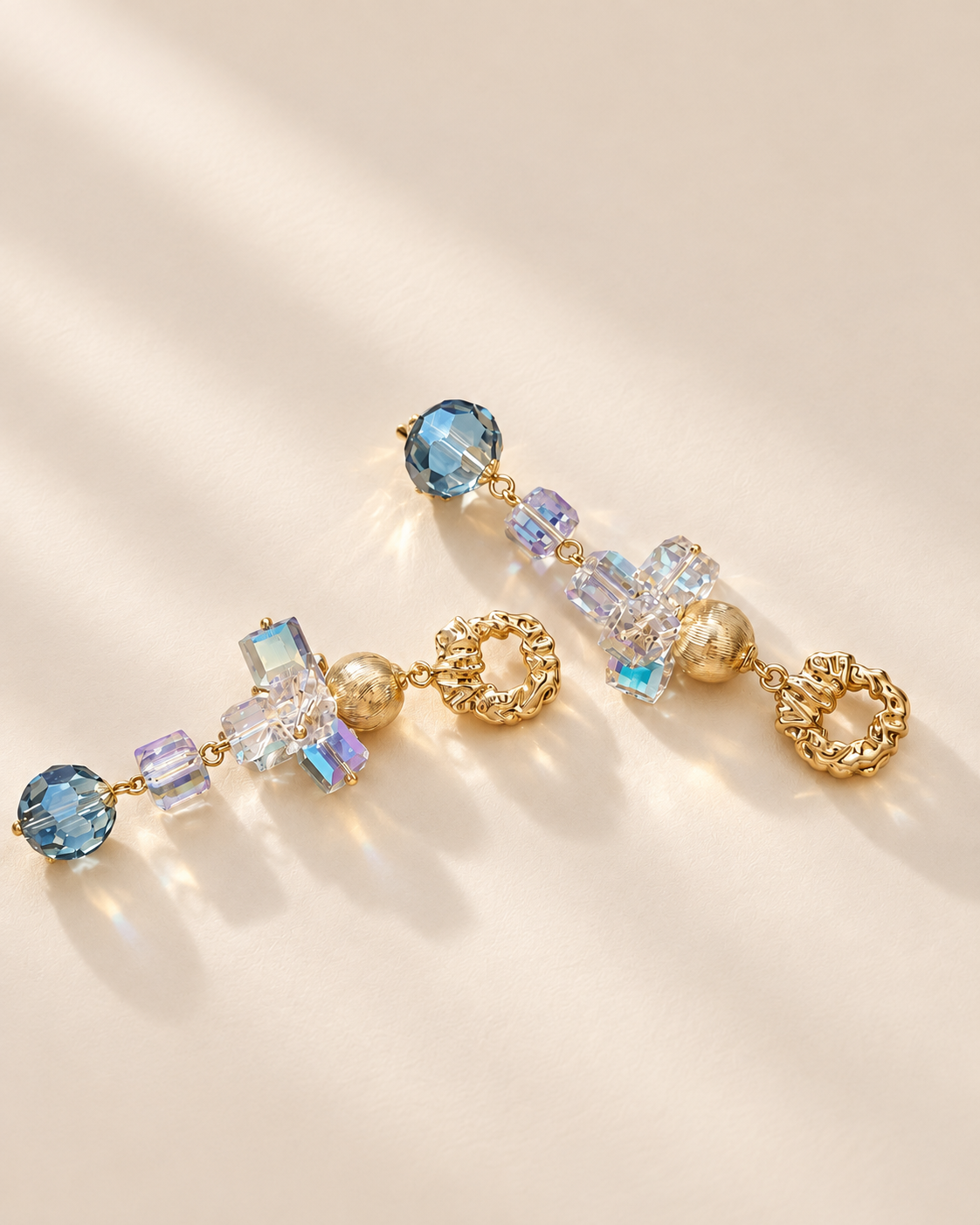 Boucles d'Oreilles Éclat Prisme — Vue d'ensemble