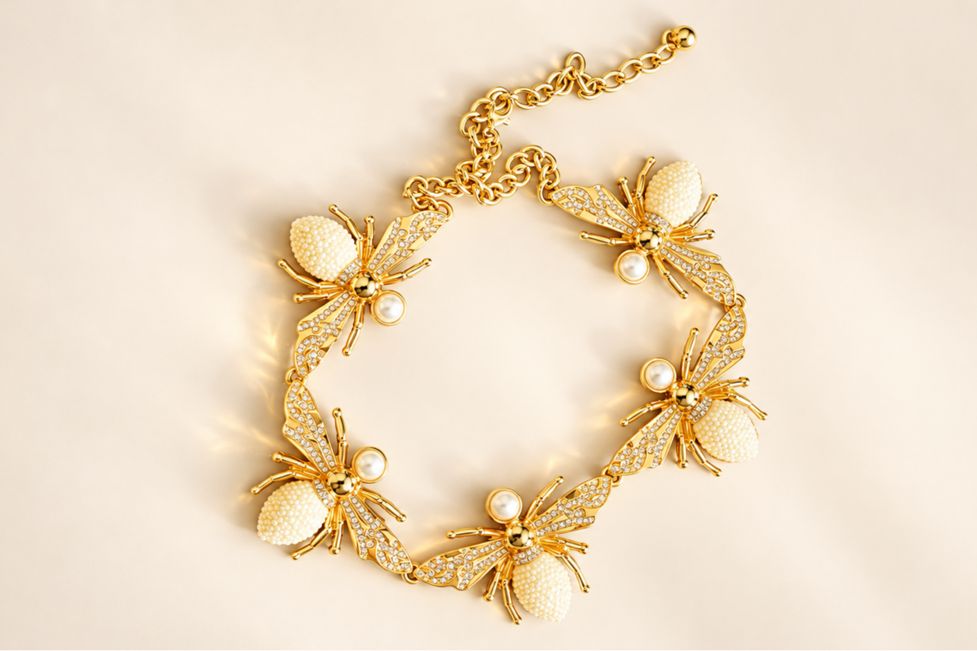 Collier Essaim Nacré