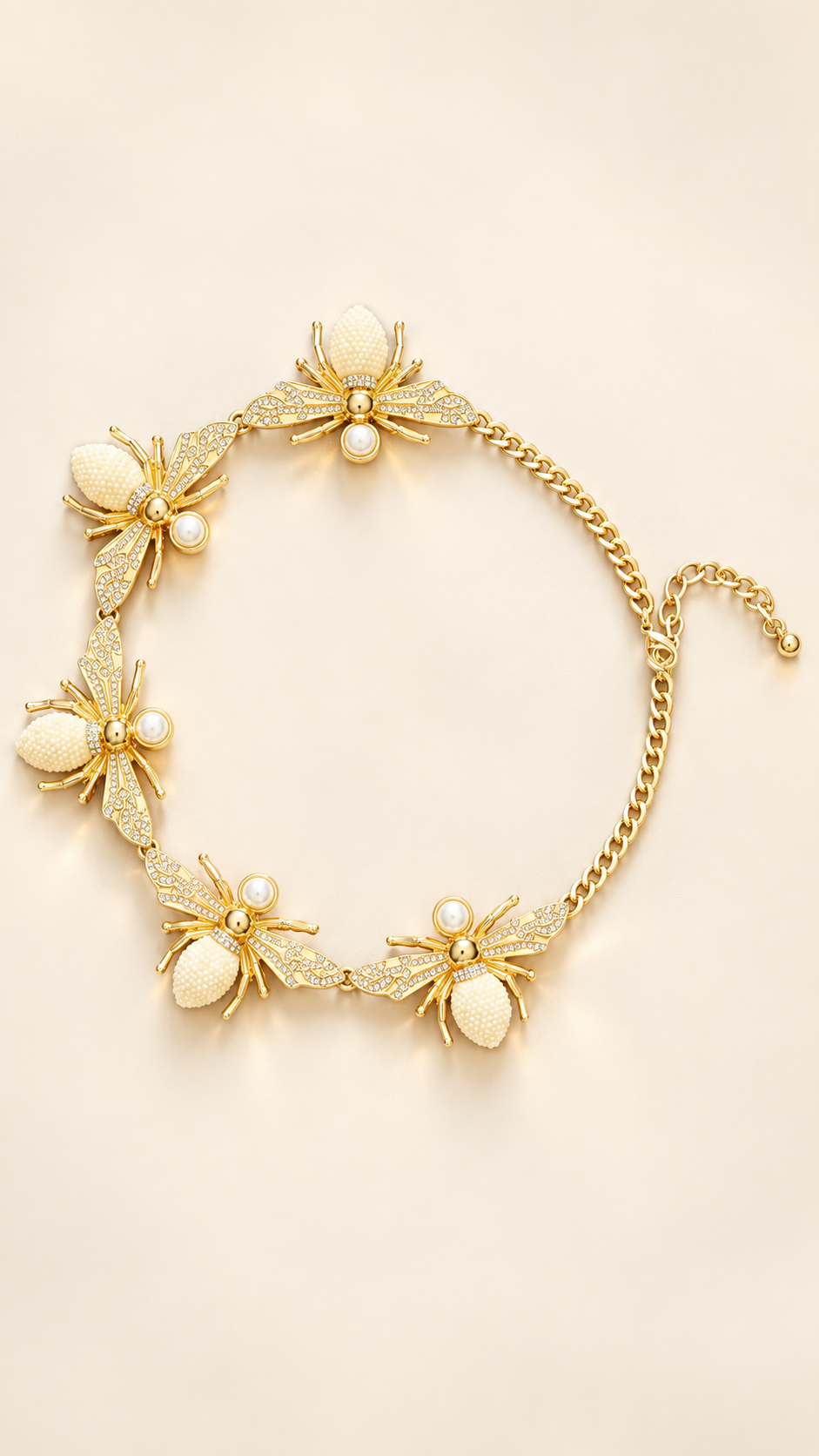 Collier Essaim Nacré — Tombé du collier