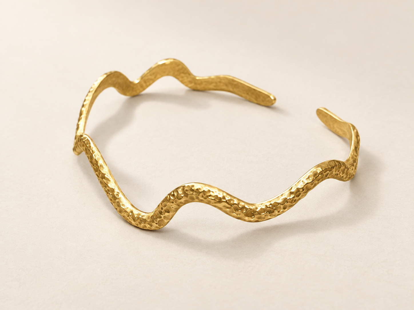 Bracelet Méandre Ondulé Doré